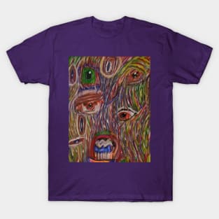 Lost in the Wall (light) by Paul Tinklin T-Shirt